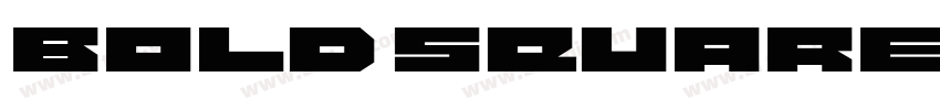 Bold Square字体转换